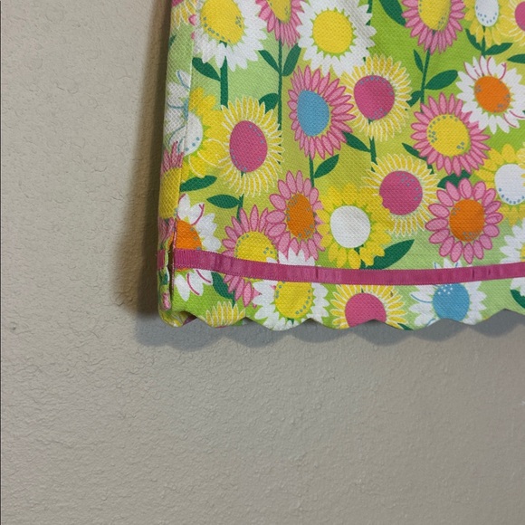 Vintage Lilly Pulitzer Large Flower Print Skirt Size 8 - Picture 2 of 7